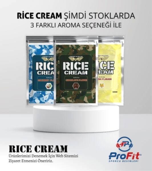 LegendX Rice Cream 8 Şase - Çikolata, Muz ve Hindistan Cevizi Aromalı Karbonhidrat Kaynağı