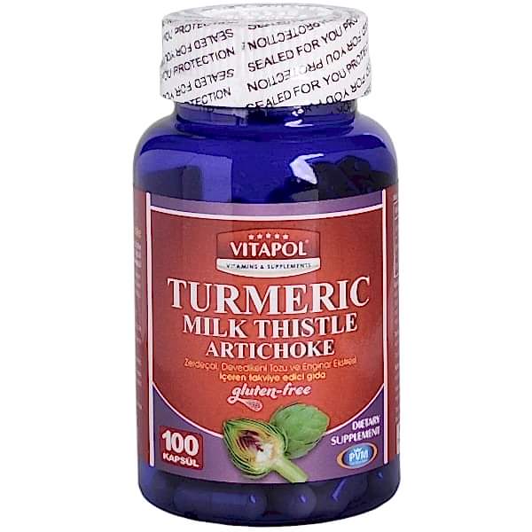 Vitapol Turmeric Milk Thistle Artichoke 100 Kapsül