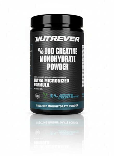 Nutrever 100% Creatine Monohydrate 500g – Maksimum Güç, Saf Performans!
