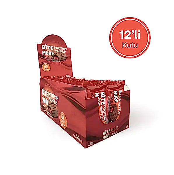 Protein Waffle - Vişneli (55g x 12 Adet)