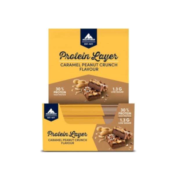 Multipower Protein Layer Bar 18x50g – 3 Katmanlı Yüksek Proteinli Atıştırmalık