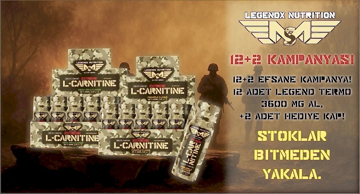 LegendX Nutrition L-Carnitine Extreme 3600 mg – 12+2 Kampanyası | Hediye Termo L-Carnitine