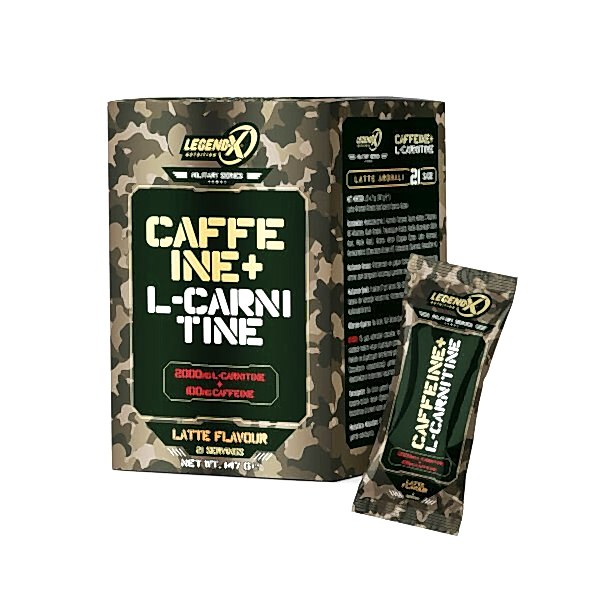 LegendX Caffeine + L-Carnitine Saşe 7 g – 2000 mg L-Carnitine & 100 mg Kafein | Latte Aromalı Termojenik Enerji