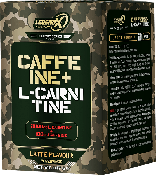 LegendX Caffeine + L-Carnitine Saşe 7 g – 2000 mg L-Carnitine & 100 mg Kafein | Latte Aromalı Termojenik Enerji