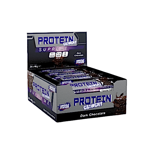 Muscle Station Crunchy Protein Bar Bitter Çikolata 24 Adet