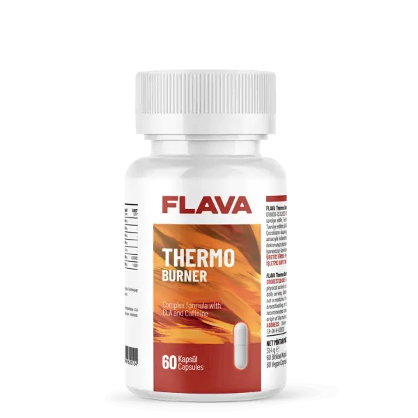 Flava Thermo Burner | Güçlü Termojenik Yağ Yakıcı – 60 Kapsül