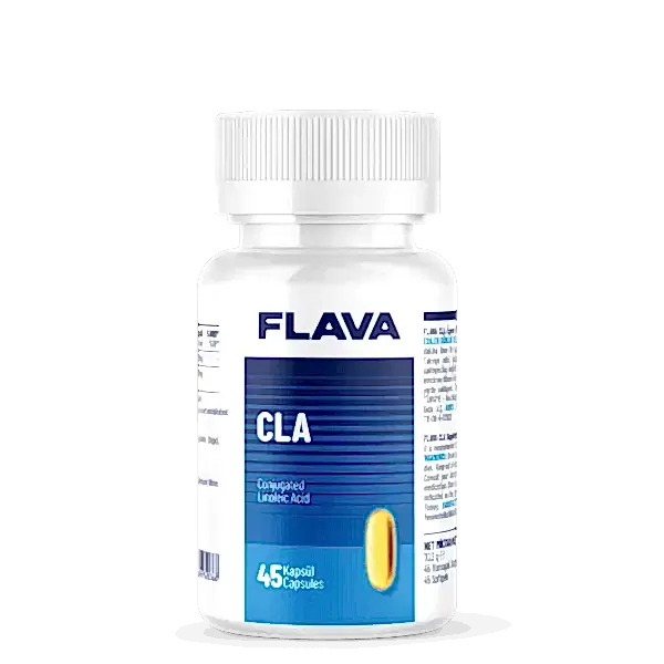 Flava CLA (Conjugated Linoleic Acid) | Yağ Yakım ve Vücut Şekillendirme Desteği – 45 Kapsül