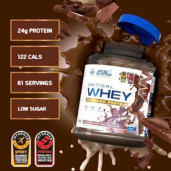 Applied Nutrition Critical Whey Advanced Protein 2 kg Çikolata Milkshake Whey Protein Tozu