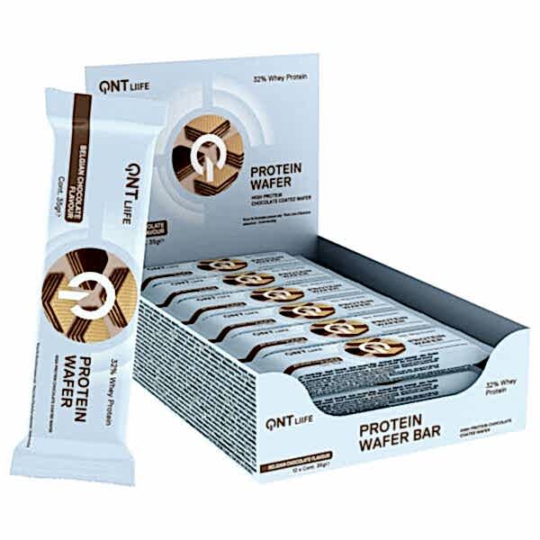 QNT Life Protein Wafer Bar 35g – %32 Whey Proteinli Belçika Çikolatalı Gofret