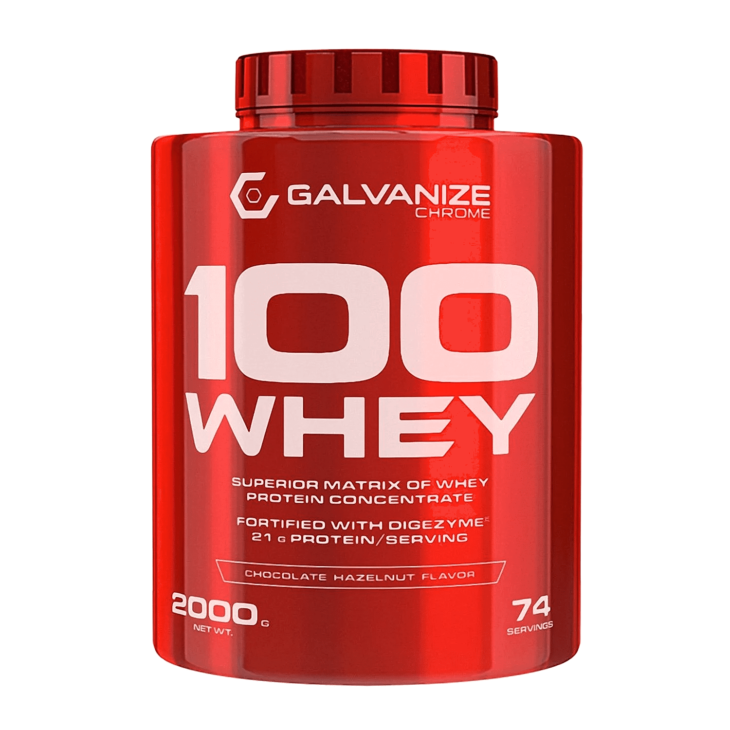 Galvanize Chrome 100 Whey Protein 2000g 74 Servis DigeZyme® Enzim Kompleksli