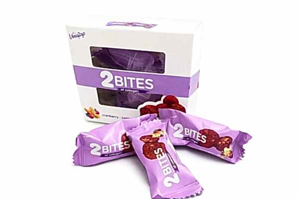 2 Bites Collagen Snack – Cranberry & Cashew Aromalı Kolajen Atıştırmalık 10’lu Kutu
