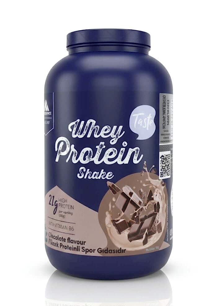 Whey Protein Shake 908g Çikolata Aromalı – 22g Protein + B6 Vitamin Destekli Sporcu Gıdası