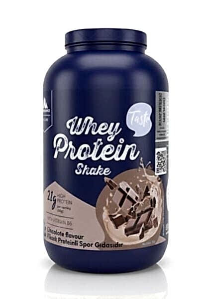 Whey Protein Shake 908g Çikolata Aromalı – 22g Protein + B6 Vitamin Destekli Sporcu Gıdası