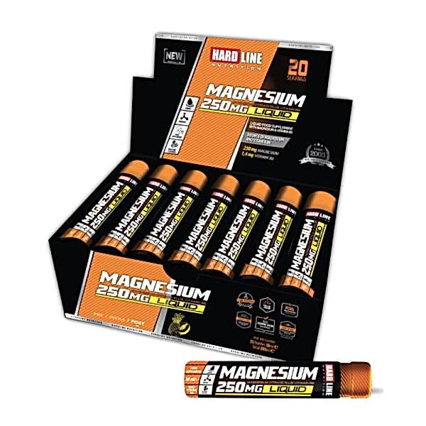 Hardline Magnesium Liquid 250 Mg 20 Adet (30 Ml)