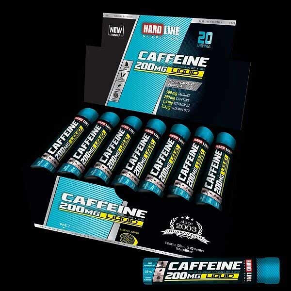 Hardline Caffeine 200 MG Liquid 20 Adet (30 Ml)