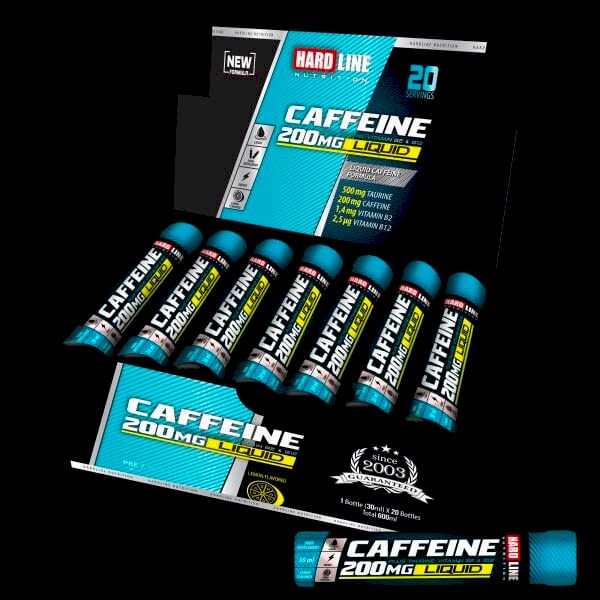 Hardline Caffeine 200 MG Liquid 20 Adet (30 Ml)