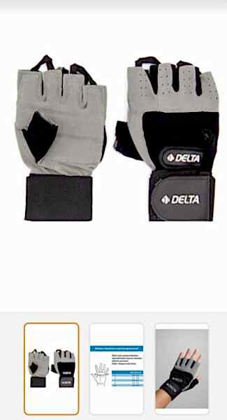 delta bilekli fitness eldiveni