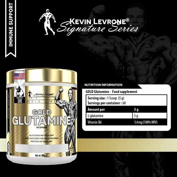 Kevin Levrone Glutamine 300g – Saf ve Hızlı Emilimli Glutamin