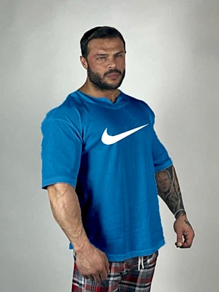 NİKE OVERSİZE TŞÖRT MAVİ