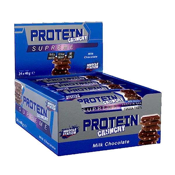 Muscle Station Crunchy Protein Bar Sütlü Çikolata 24 Adet