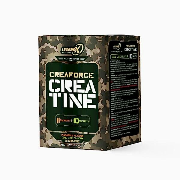Legend X Creatine Creaforce 21 Şase x 10 Gr | 11 Pineapple + 10 Cool Lime Aroma