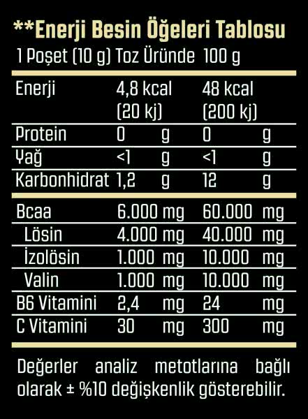 Legend X BCAA ULTRA 21 Şase x 10 Gr Karpuz Aromalı