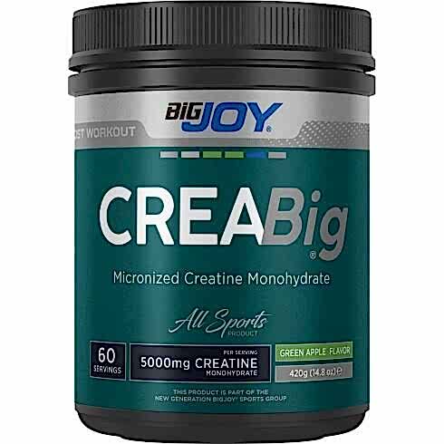 BİGJOY CREABİG MİCRONİZED CREATİNE YEŞİL ELMA 420 GR