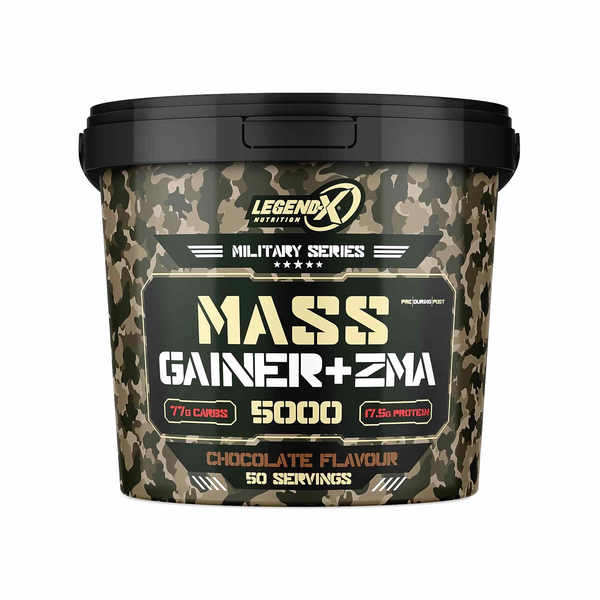 LegendX Military Series Mass Gainer + ZMA 5000g