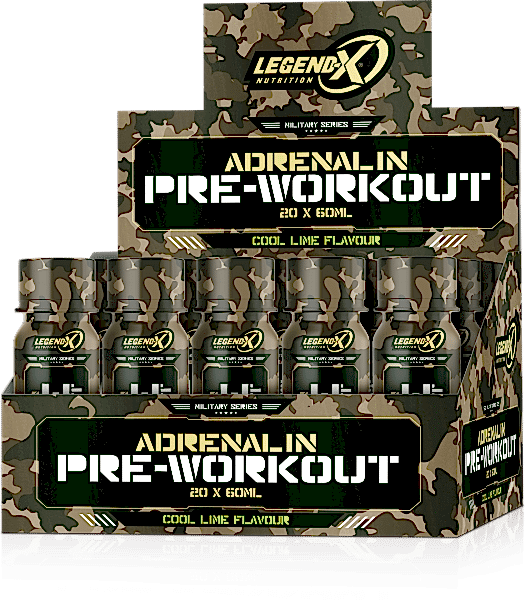 LegendX Military Series Adrenalin Pre-Workout 20x60 ml