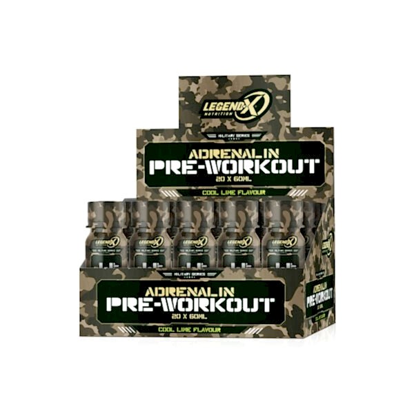 LegendX Military Series Adrenalin Pre-Workout 20x60 ml