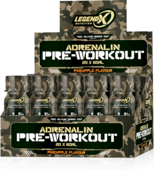 LegendX Military Series Adrenalin Pre-Workout 20x60 ml