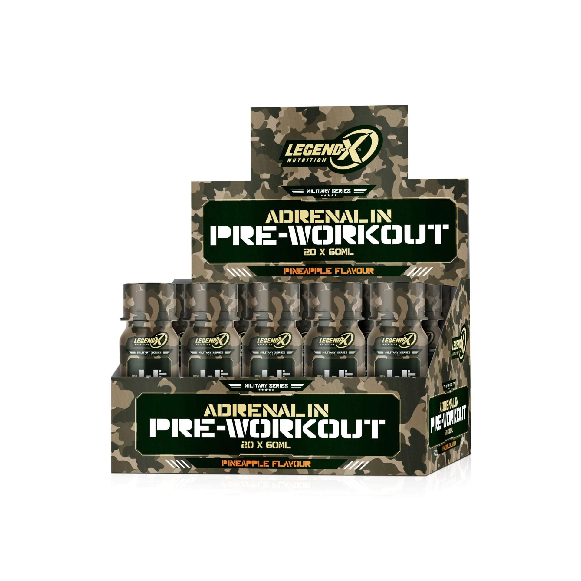 LegendX Military Series Adrenalin Pre-Workout 20x60 ml